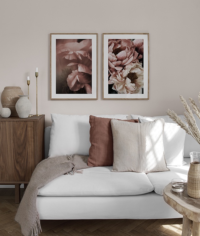 Pósters con rosas para el salón